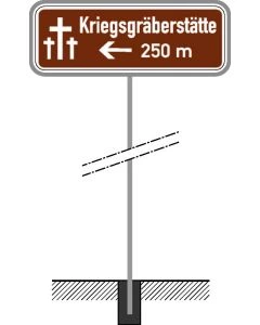 Rohrständer für Schildtyp 386, 386.1